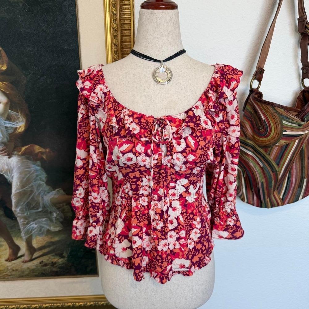 Autumn Free People Boho Blouse